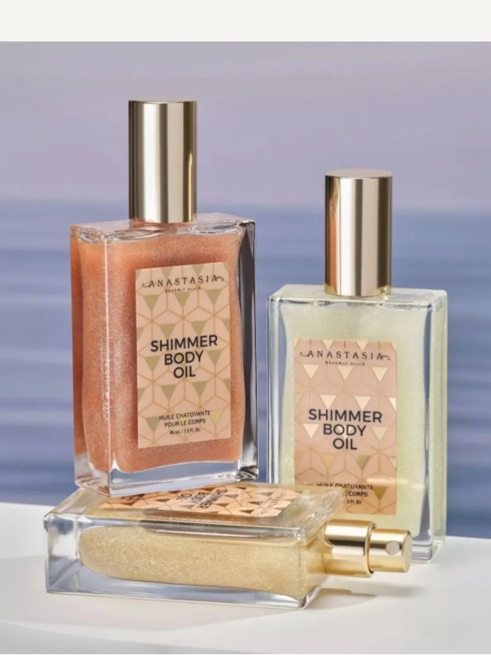 Anastasia Beverly Hills Shimmer Body Oil - White